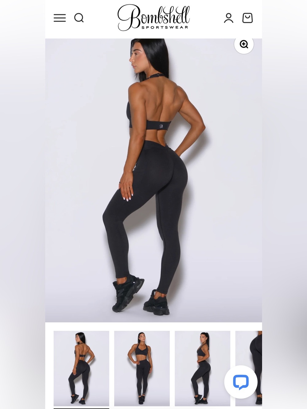 NWT Bombshell Sportswear V back High-Rise Sculpt Leggings